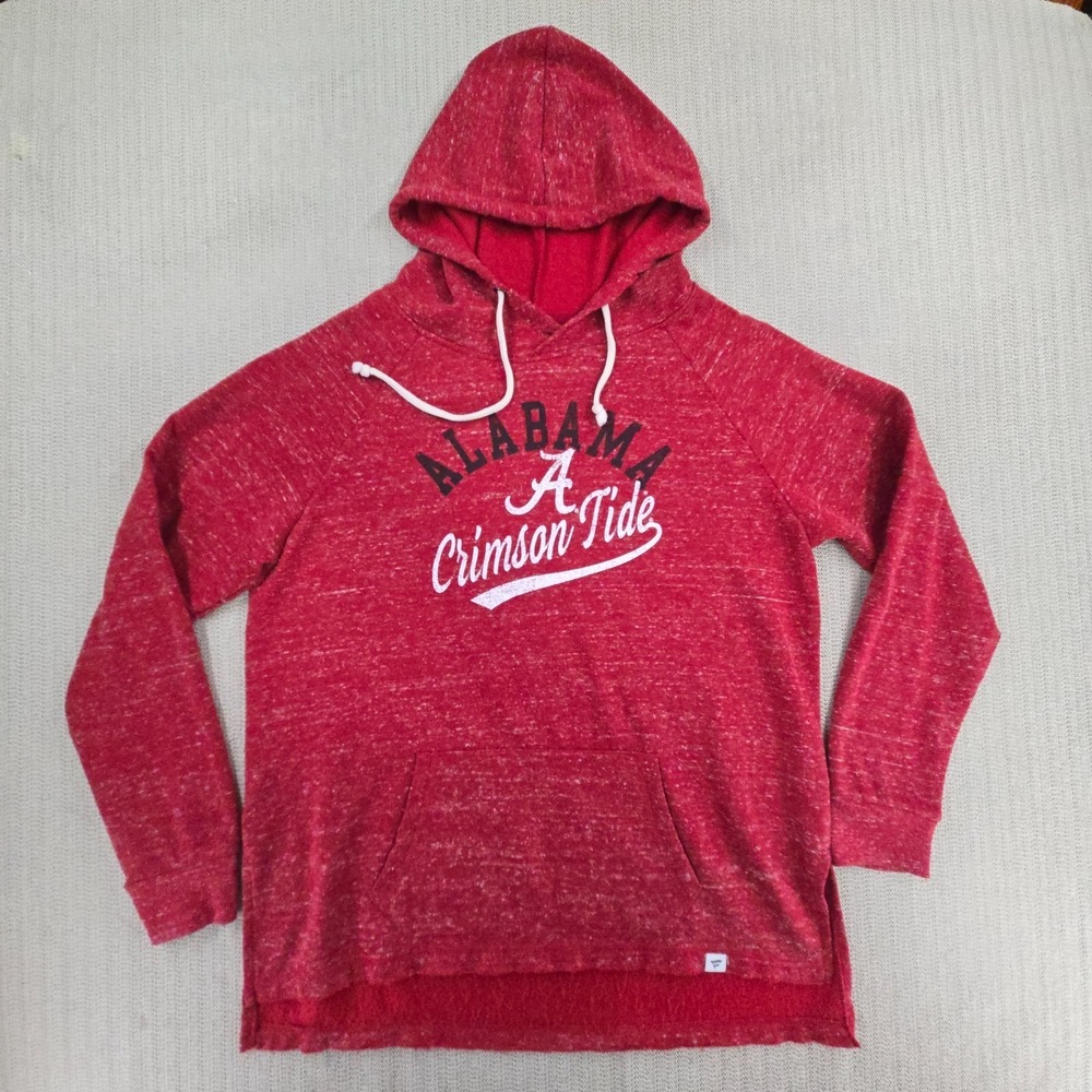 Fanatics Alabama Crimson Tide Hoodie Sweatshirt Mens XL Red Fleece SEC Football - Picture 2 of 9
